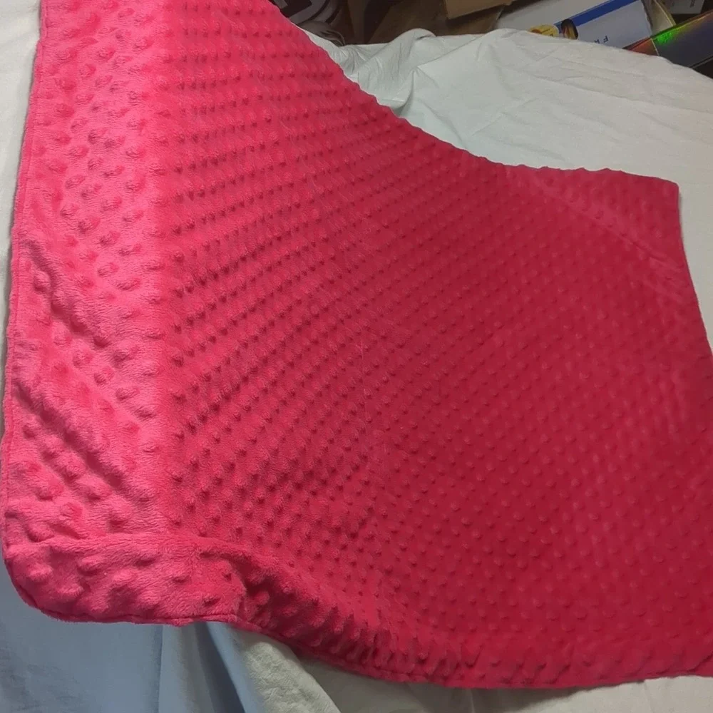 Original Carseat Canopy Infant Car Set Canopy Sprinkled‎ Pink Green Minky Dot